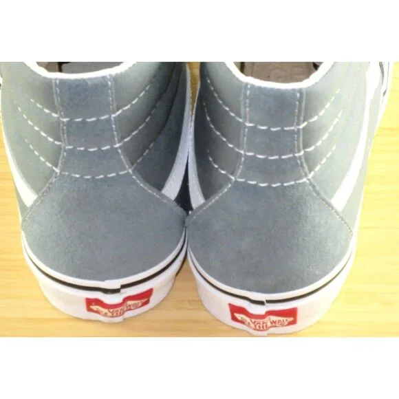 Vans Women's Sk8-Hi Color Theory Stormy Weather Canvas Suede Shoes Size 8 NIB - Picture 5 of 7